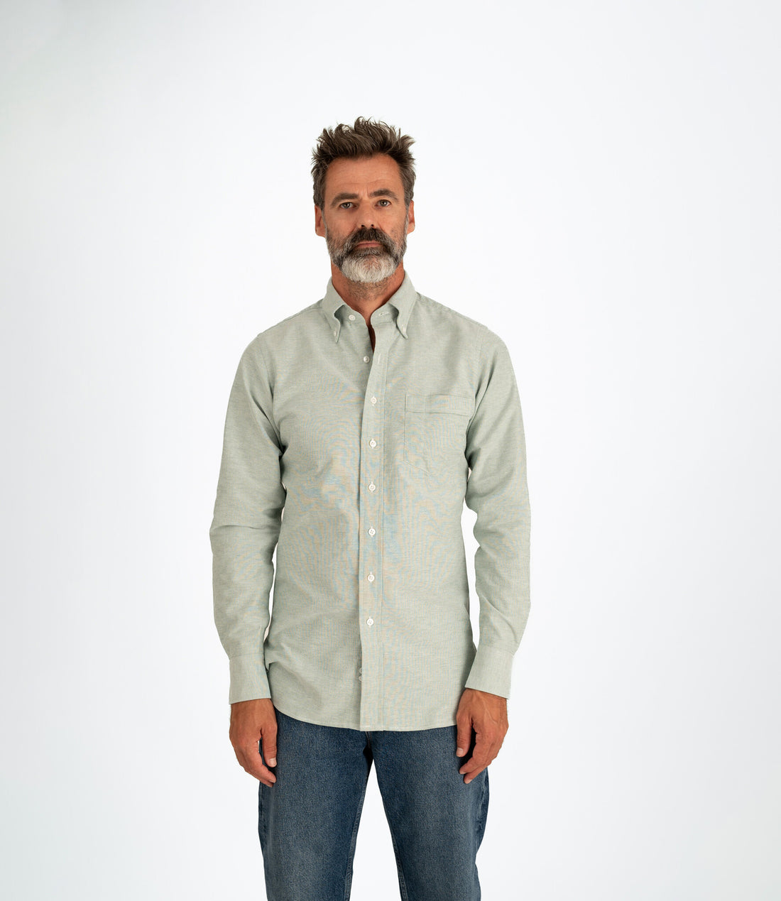 Button down oxford shirt - Green