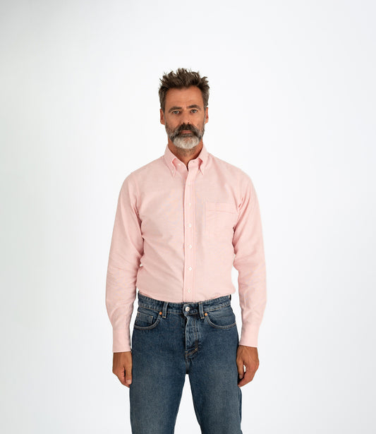 Button down oxford shirt - Pink