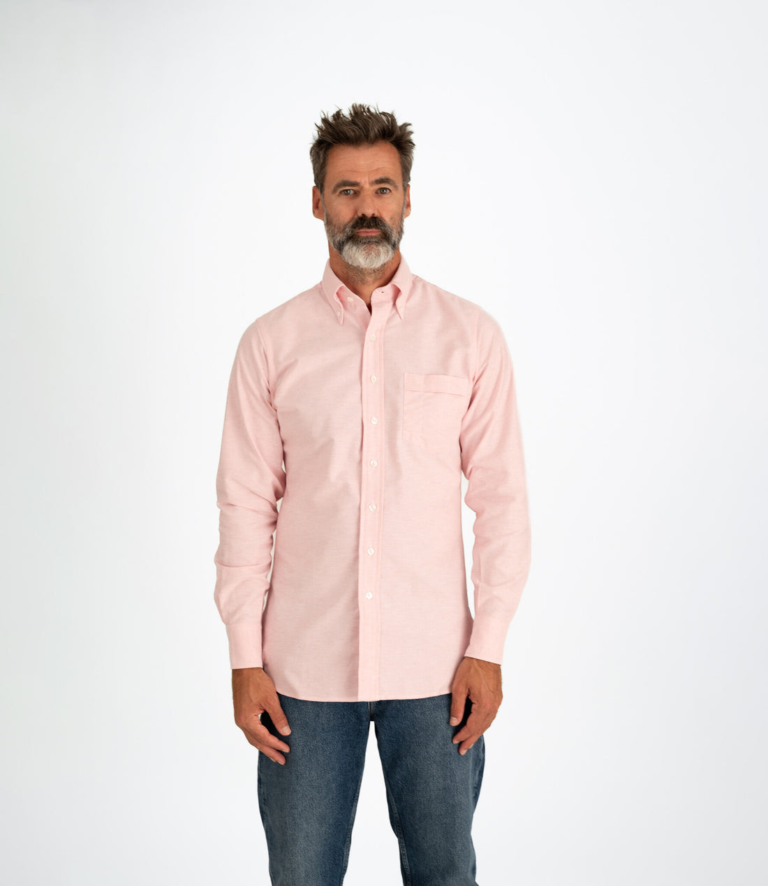 Button down oxford shirt - Pink
