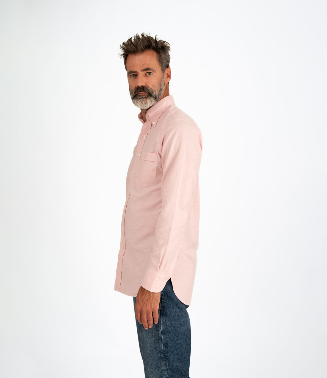 Button down oxford shirt - Pink