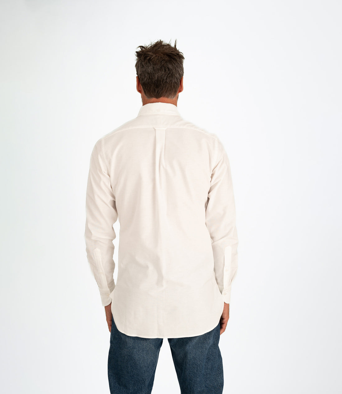 Button down oxford shirt - White