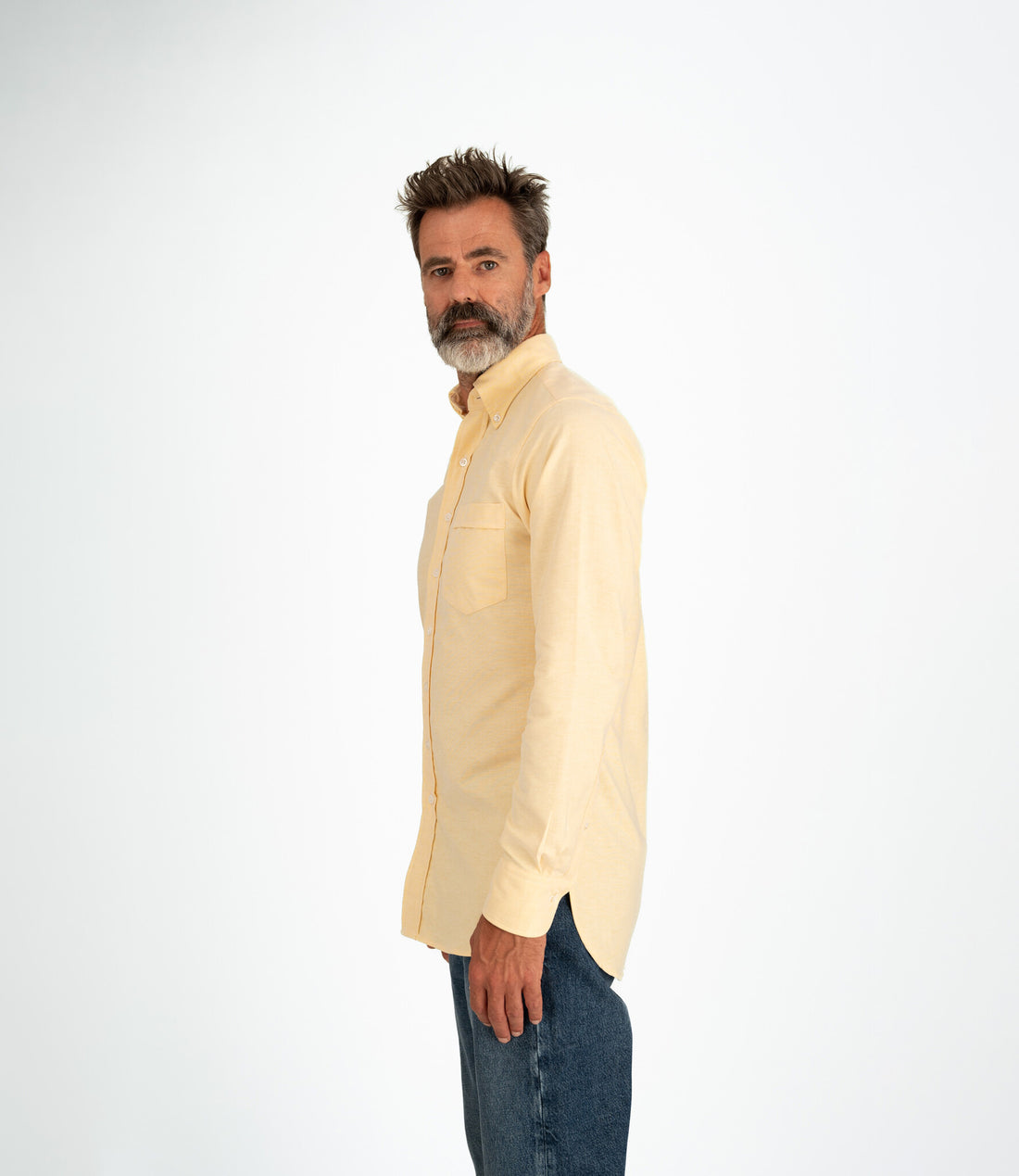 Button down oxford shirt - Yellow