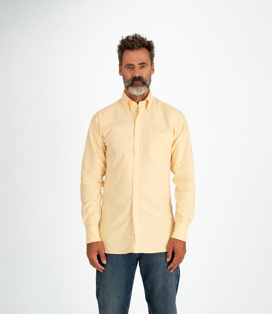 Button down oxford shirt - Yellow