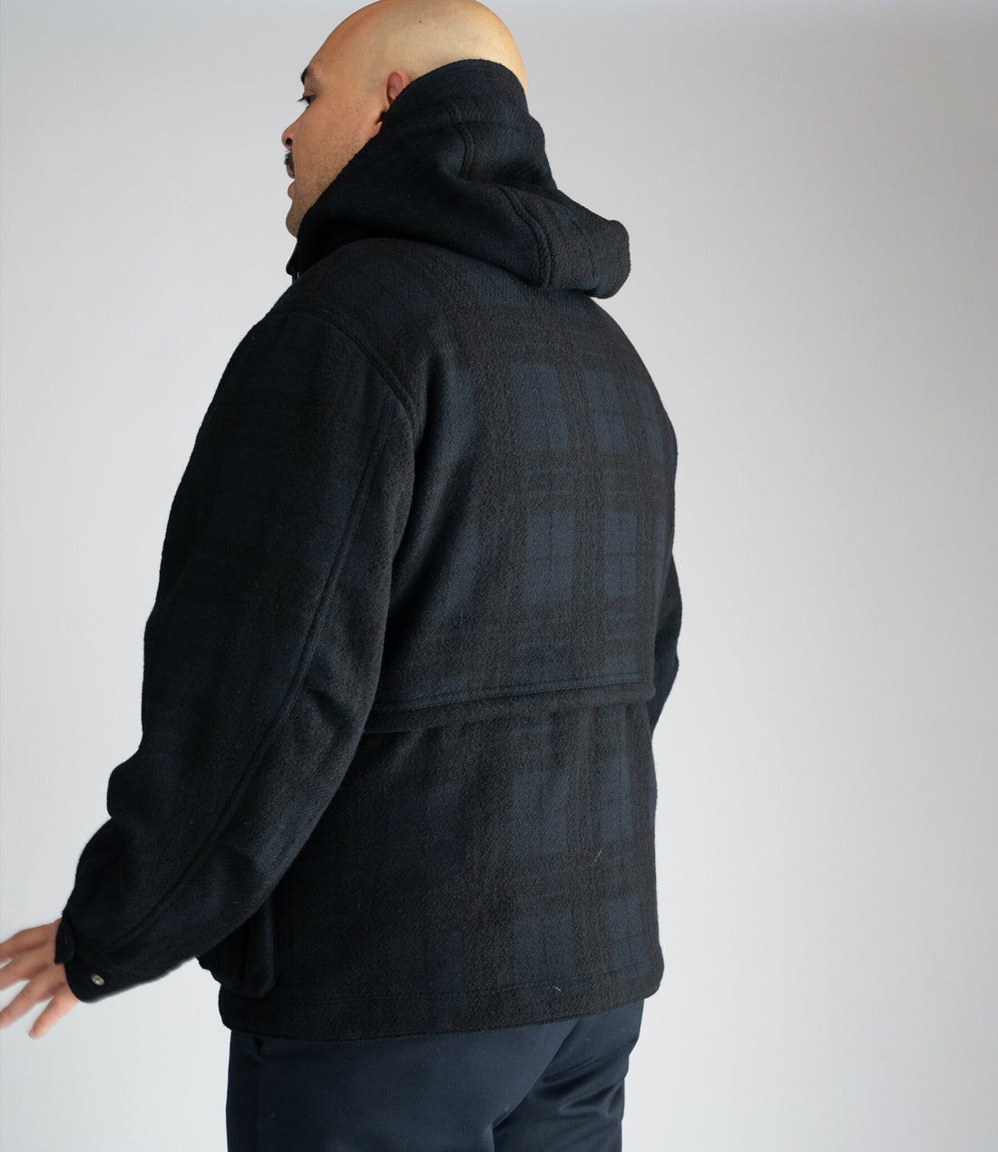 Cameraman jumper - Navy check