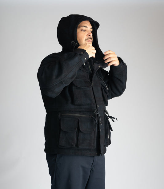Cameraman jumper - Navy check