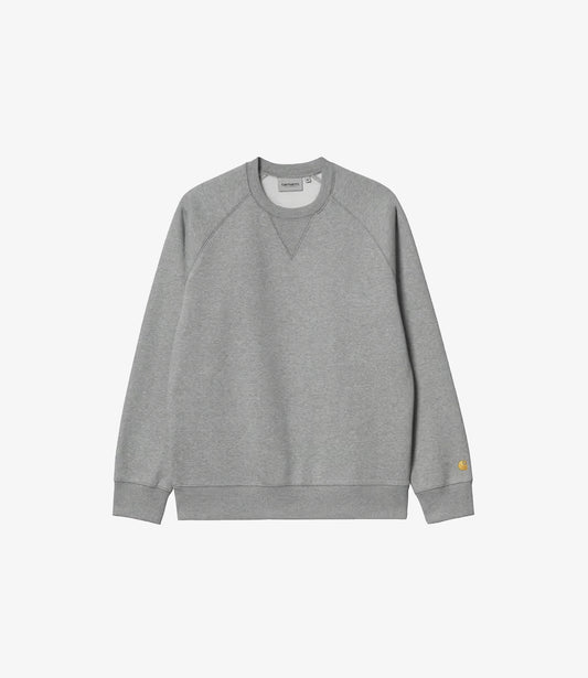 Chase Sweat - Gris chiné/Or