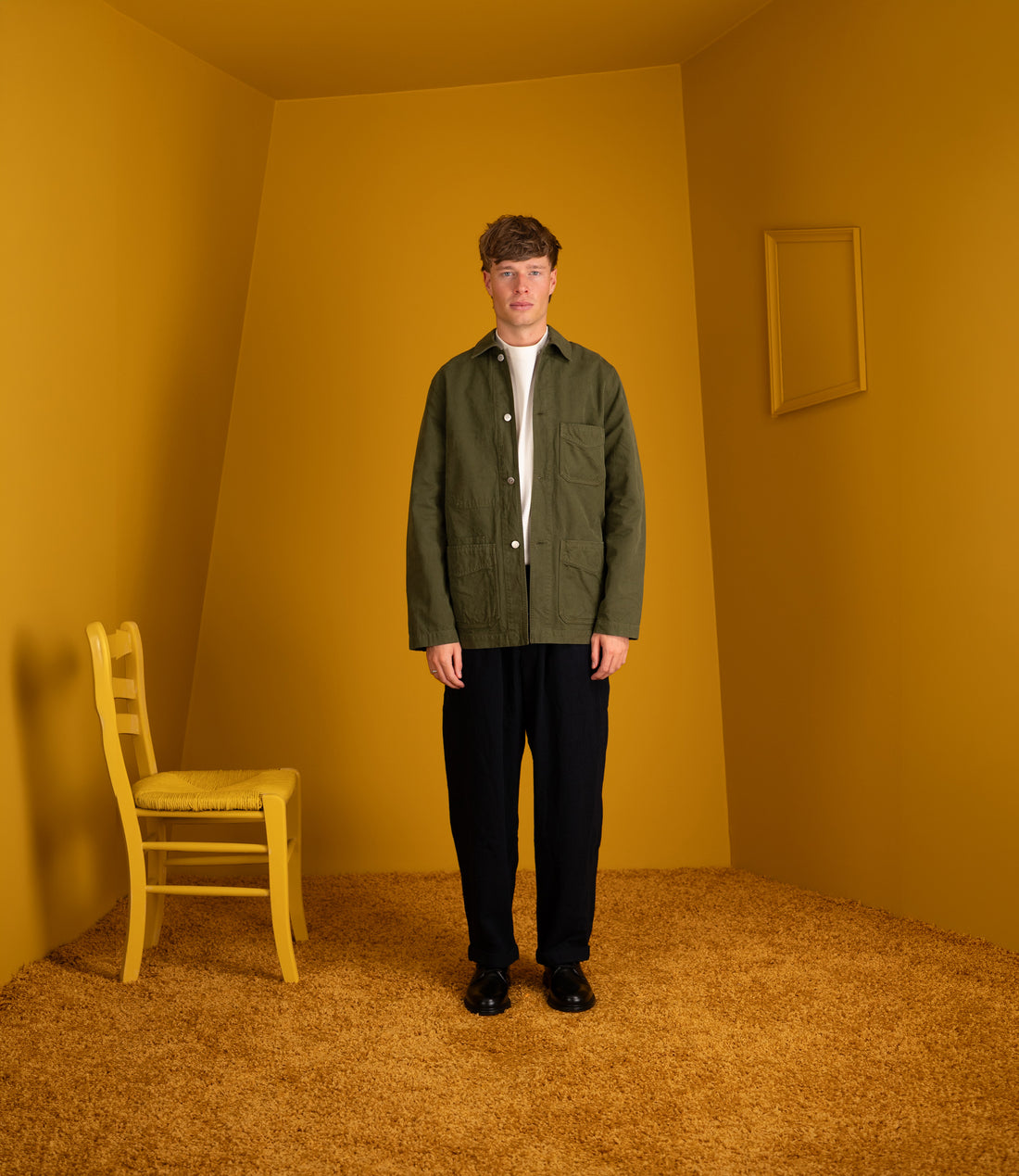 Duck cotton canvas chore - Olive