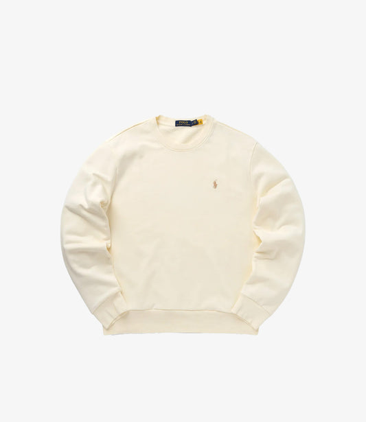 Classic knit pullover sweatshirt -CLubhouse creame