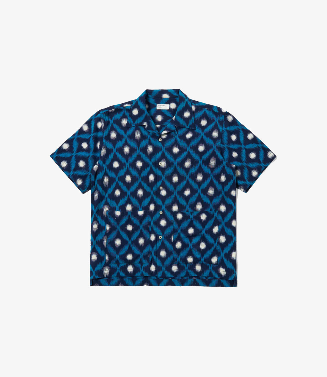 Deck shirt diamon ikat - Indigo