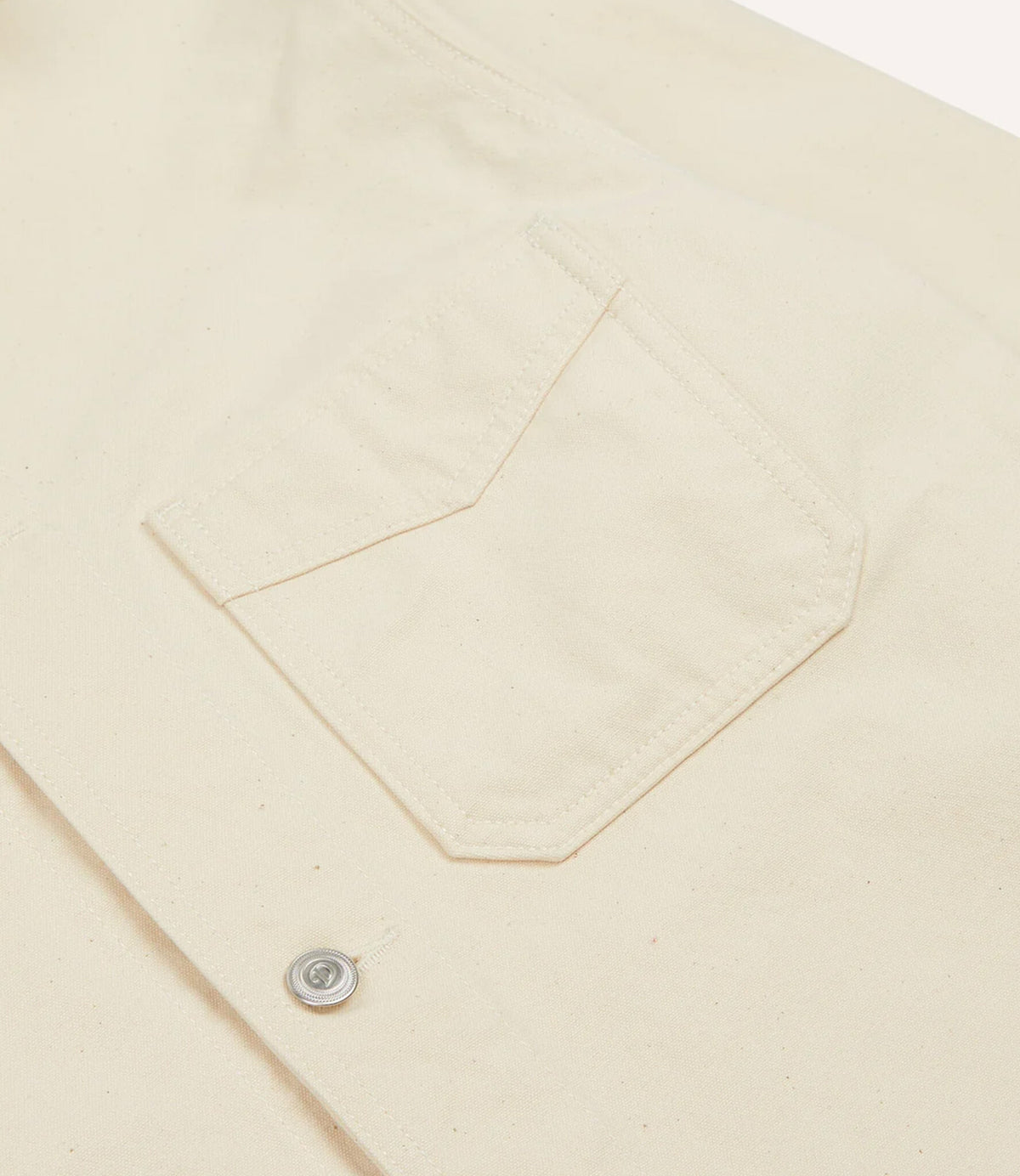 Duck cotton canvas chore - Natural