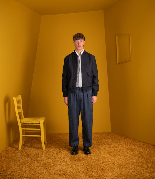 Oxford pant future denim - Indigo