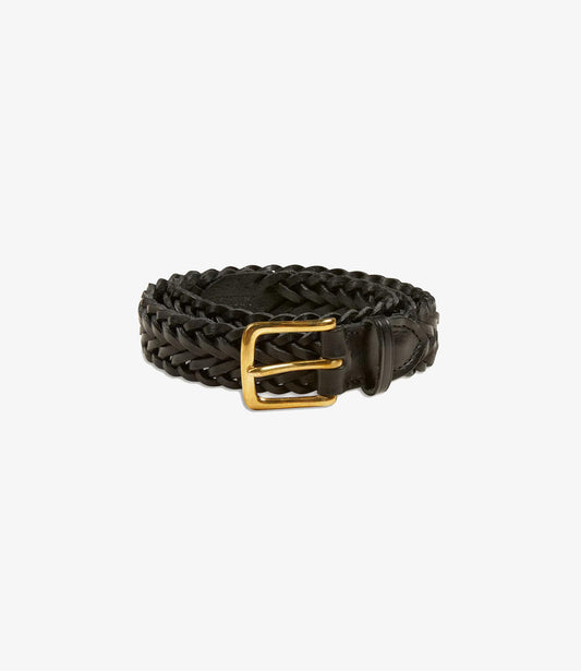 Hand Plaited Belt - Black