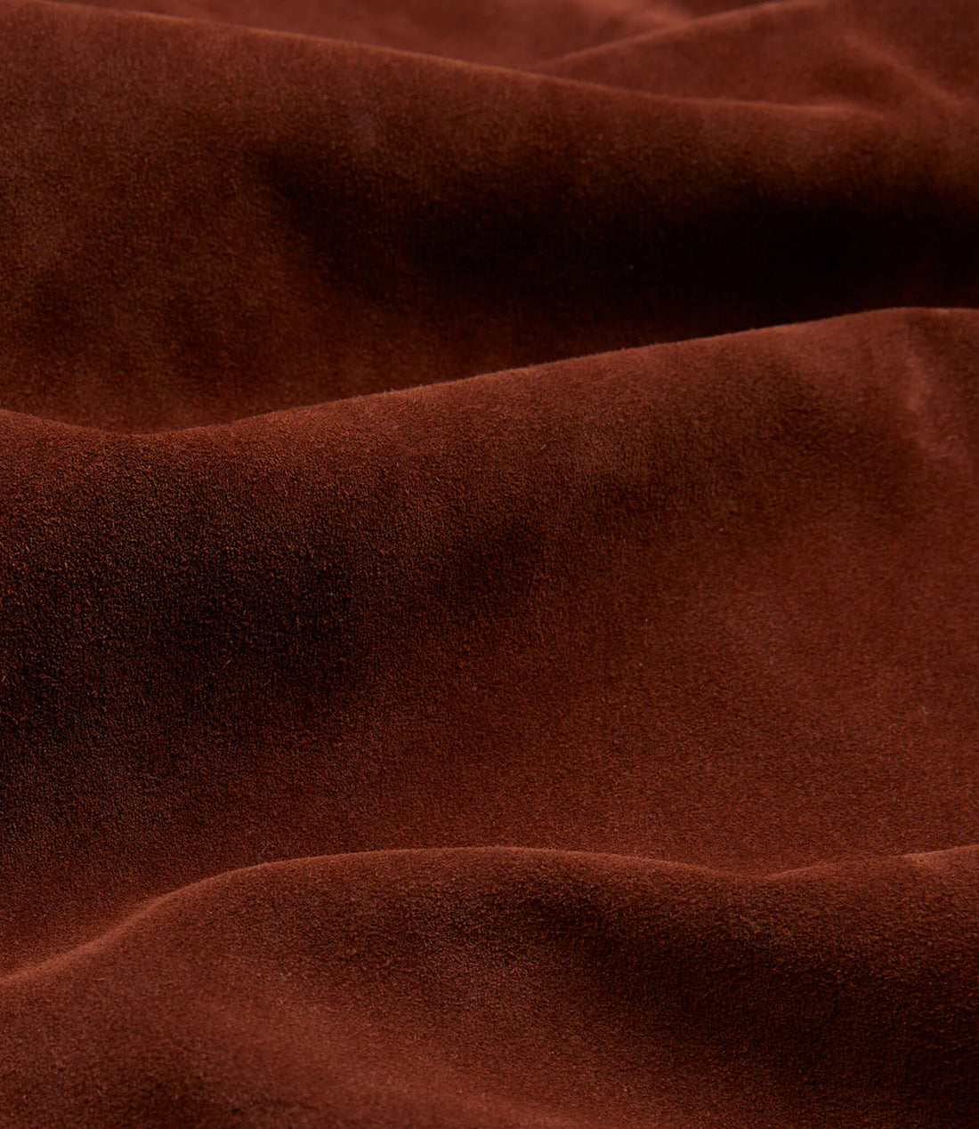 Heavyweight Suede Five-Pocket Chore Jacket - Rust