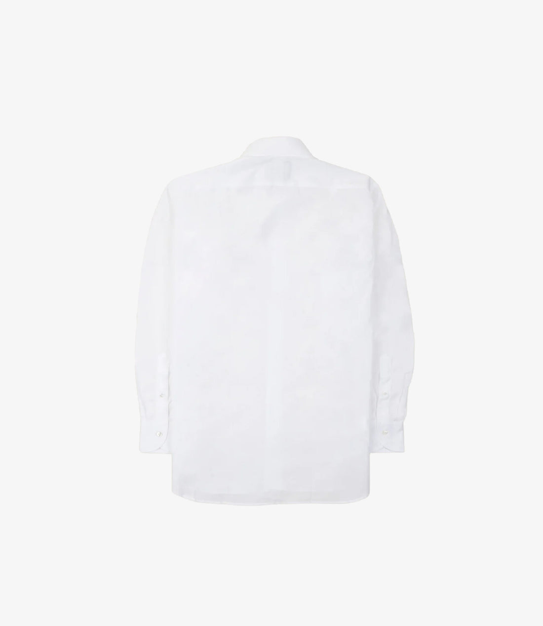 Long point Poplin Shirt - White