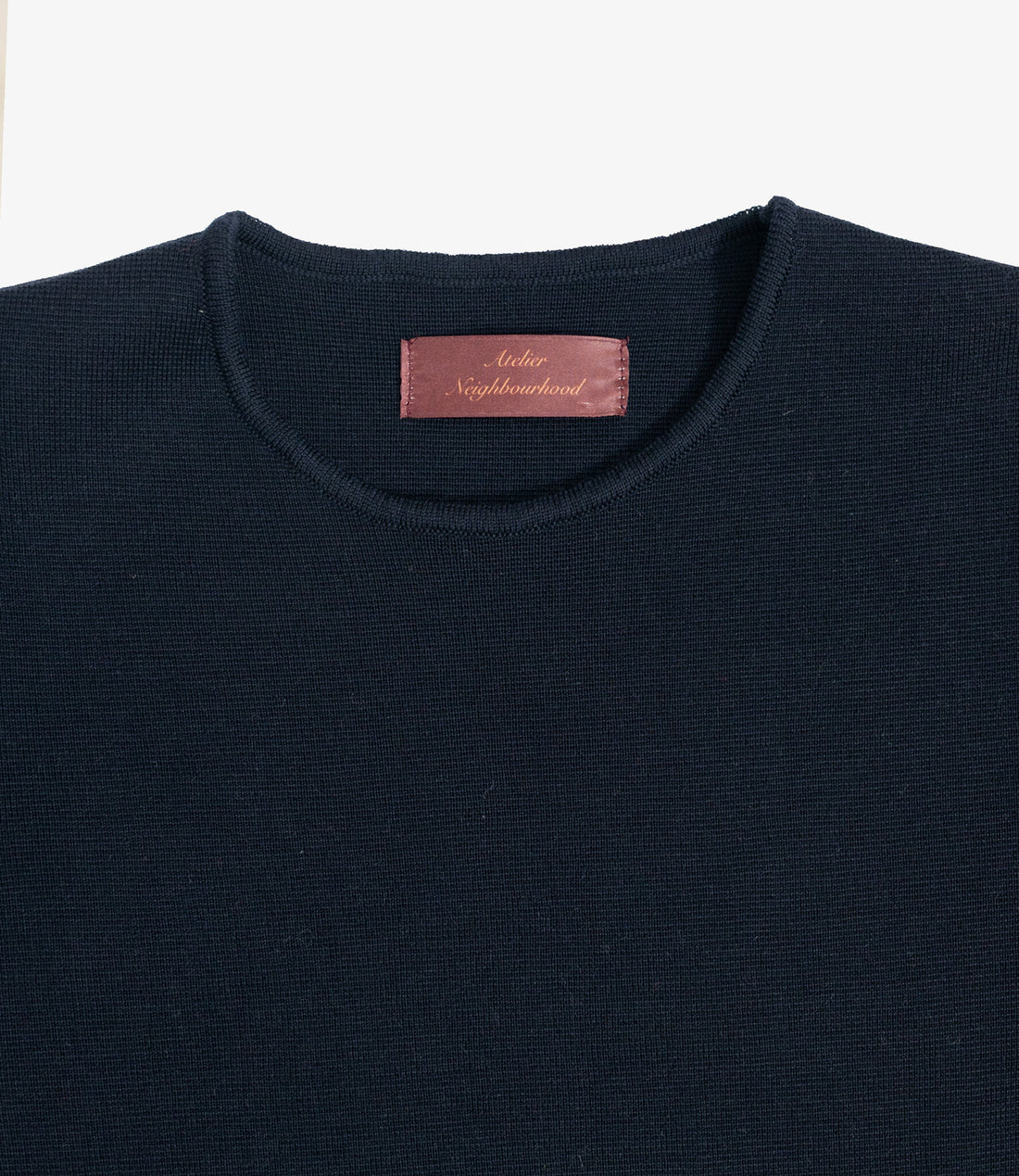 Longsleeve 100% merino milano rip - Deep Navy