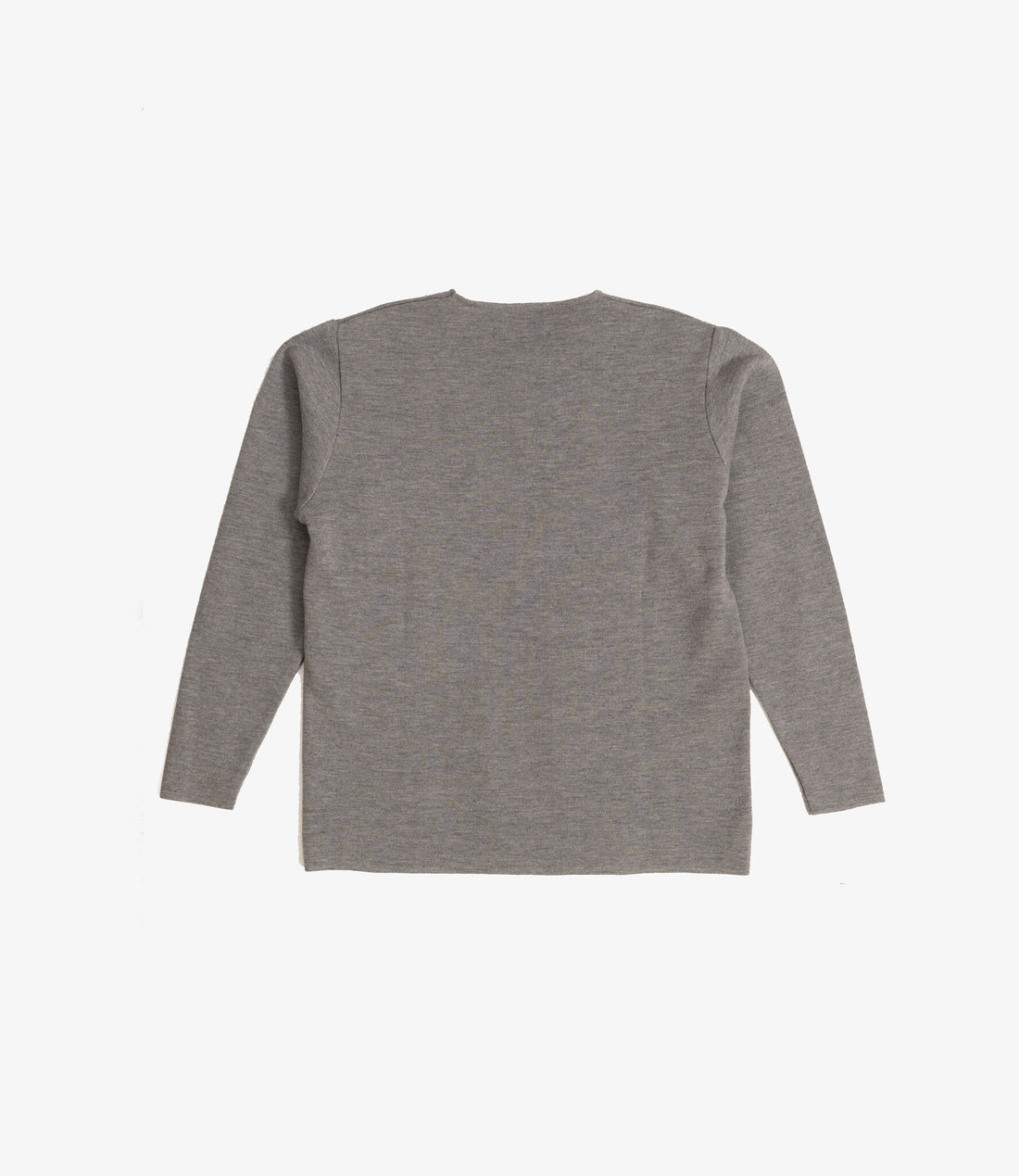Manches longues 100 % mérinos milano rip - Gris