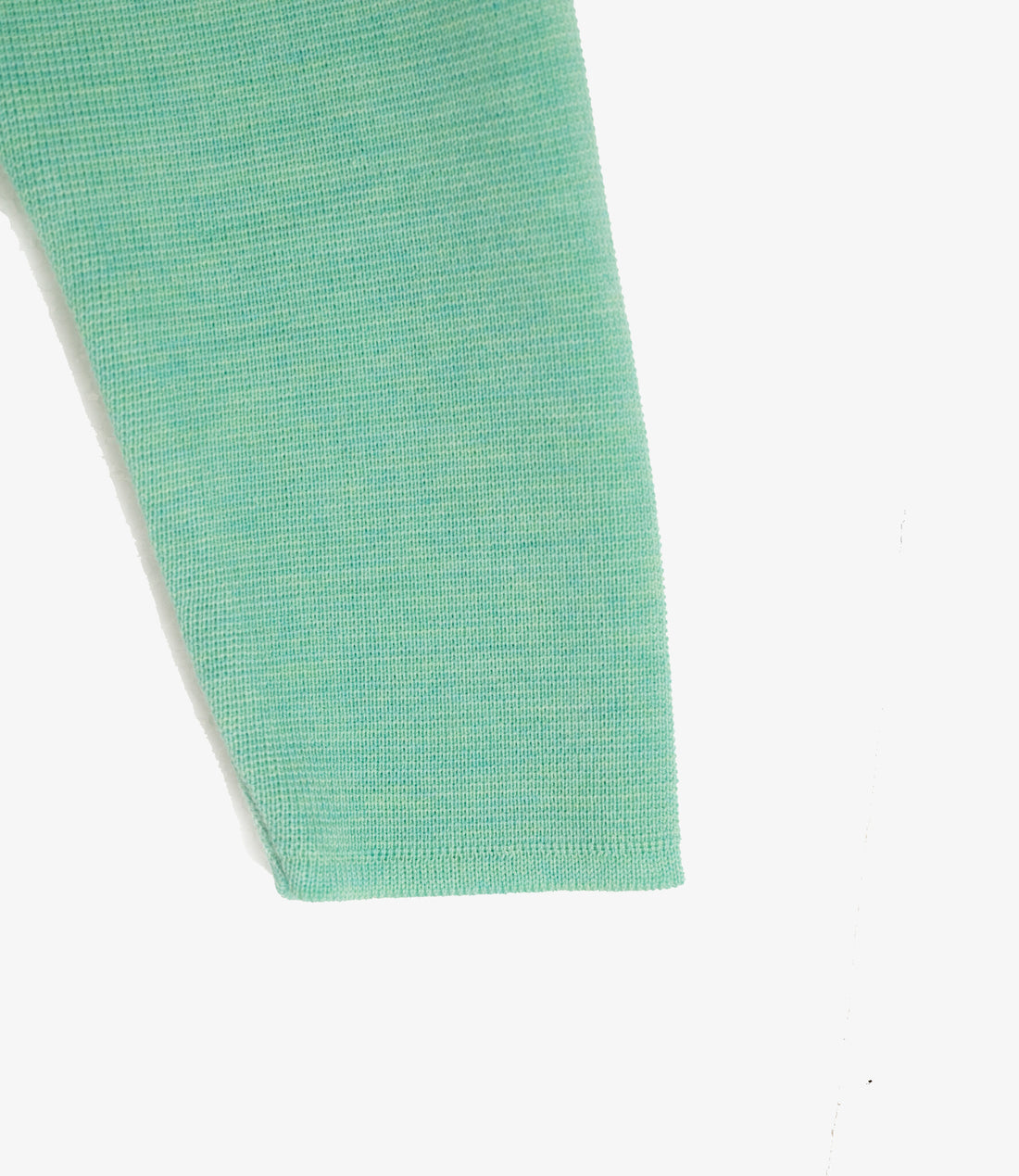 Manches longues 100% mérinos milano rip - Vert pastel