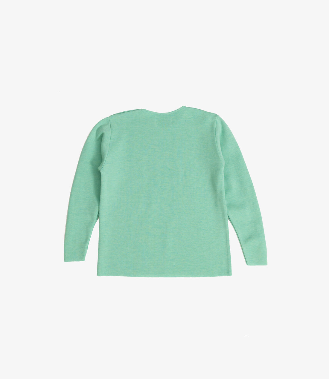 Manches longues 100% mérinos milano rip - Vert pastel
