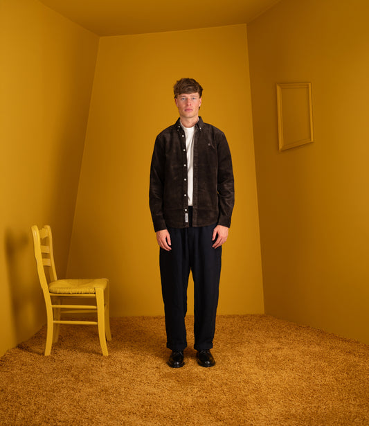 L/S Madison Cord Shirt - Tobacco