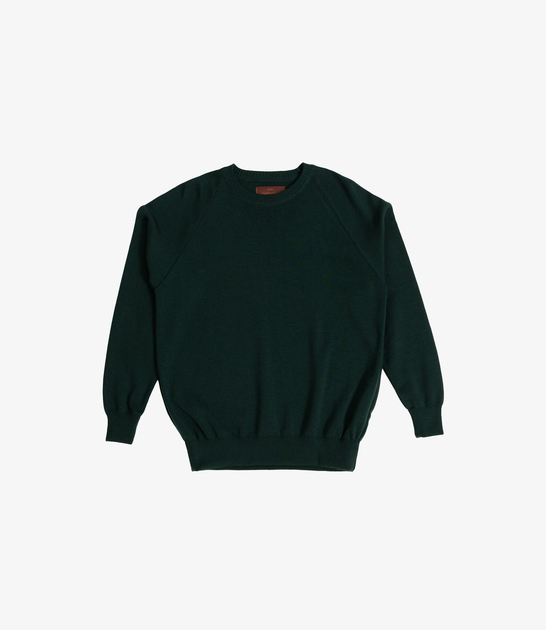 Merino knitted crewneck - Petrol