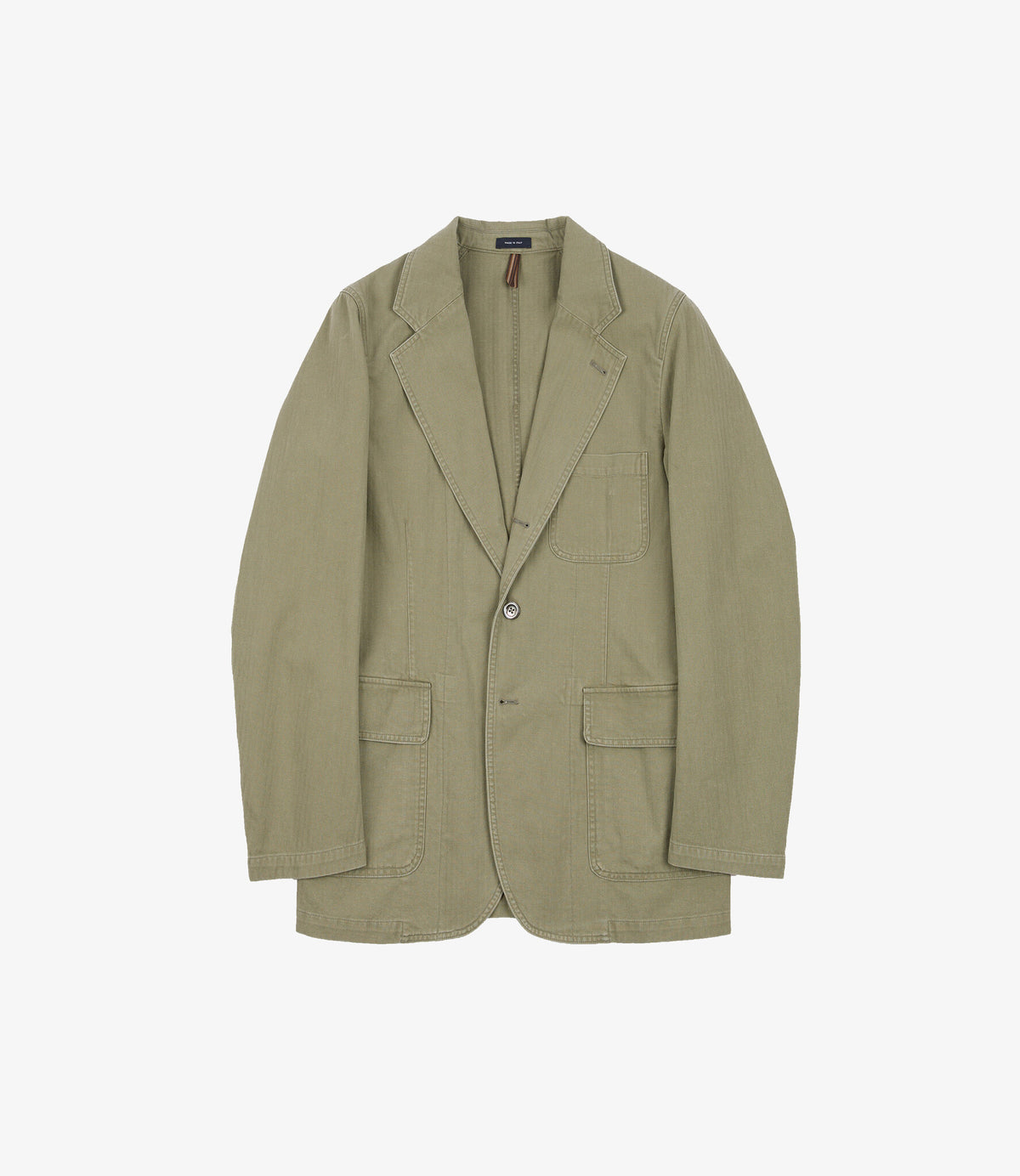 MKI Herringbone Games Blazer - Olive
