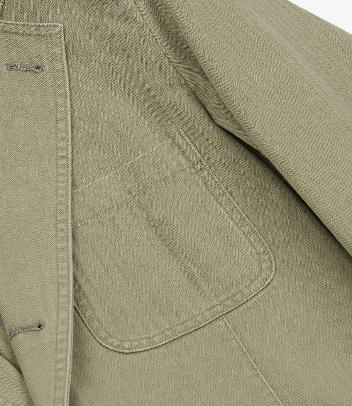 MKI Herringbone Games Blazer - Olive