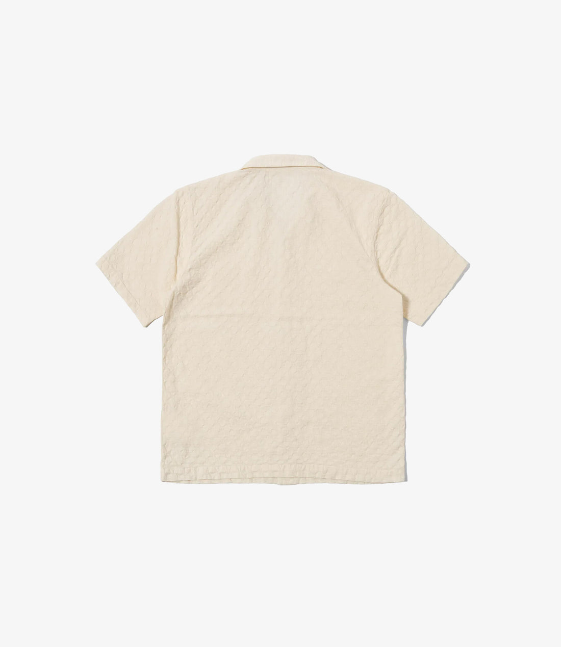 Road shirt dot waffle - Ecru