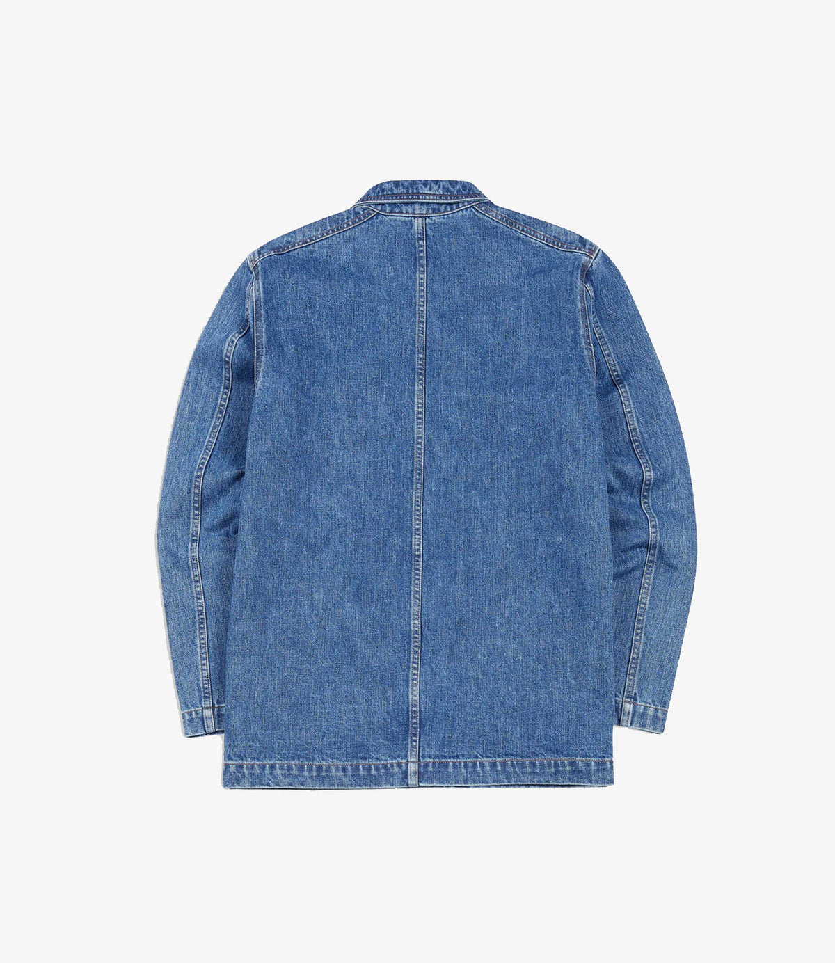 Selvedge Denim 5-Pocket Chore Jacket - Bleach Wash