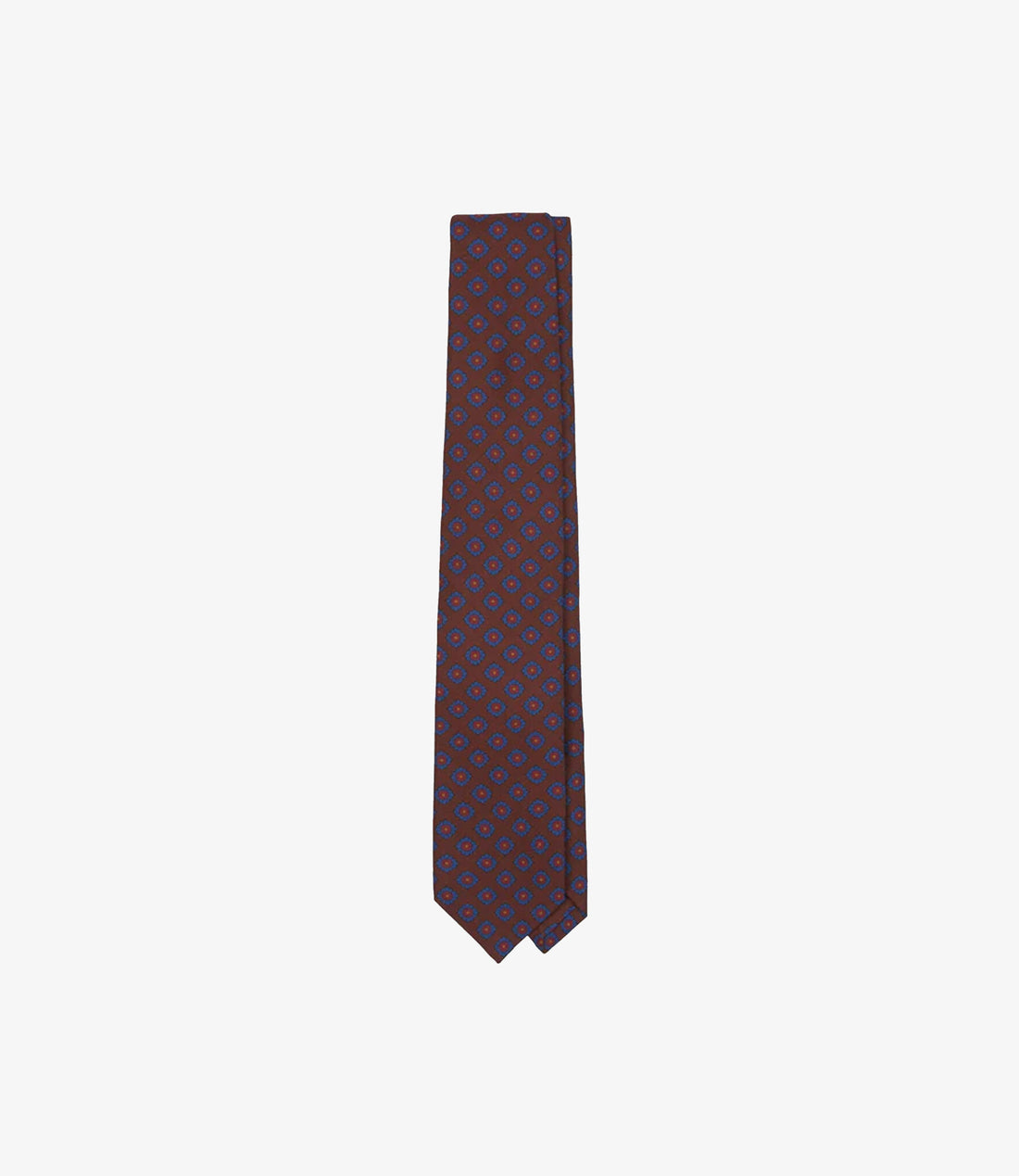 Square Flower Medallion - Brown