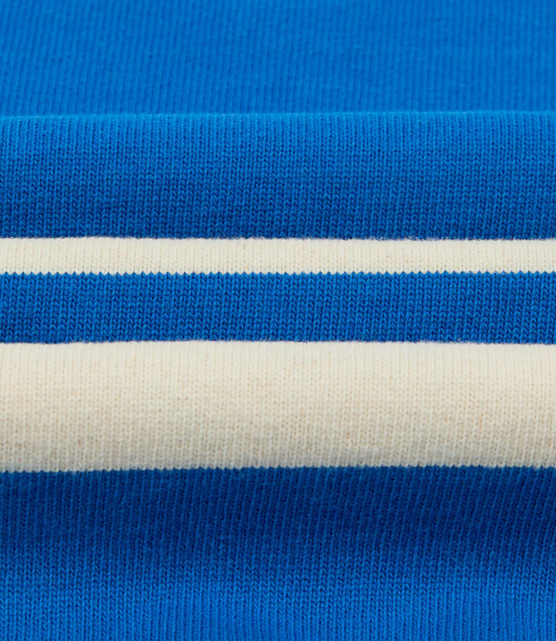 Striped Raglan Sweatshirt - Blue & Ant White
