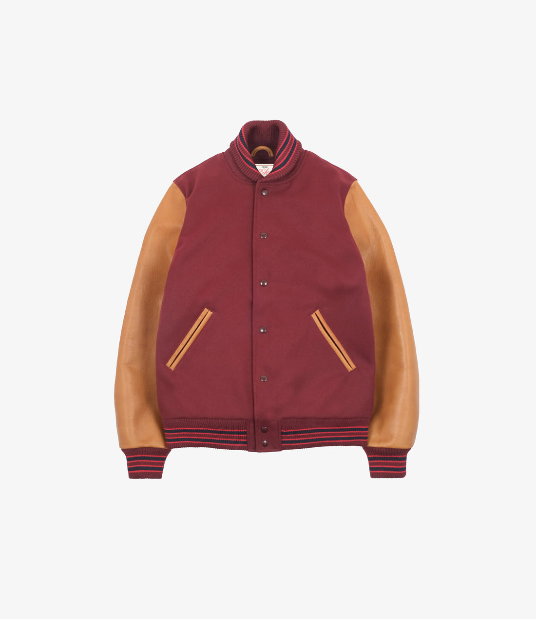 Varsity Jacket -  Burgundy/Rust