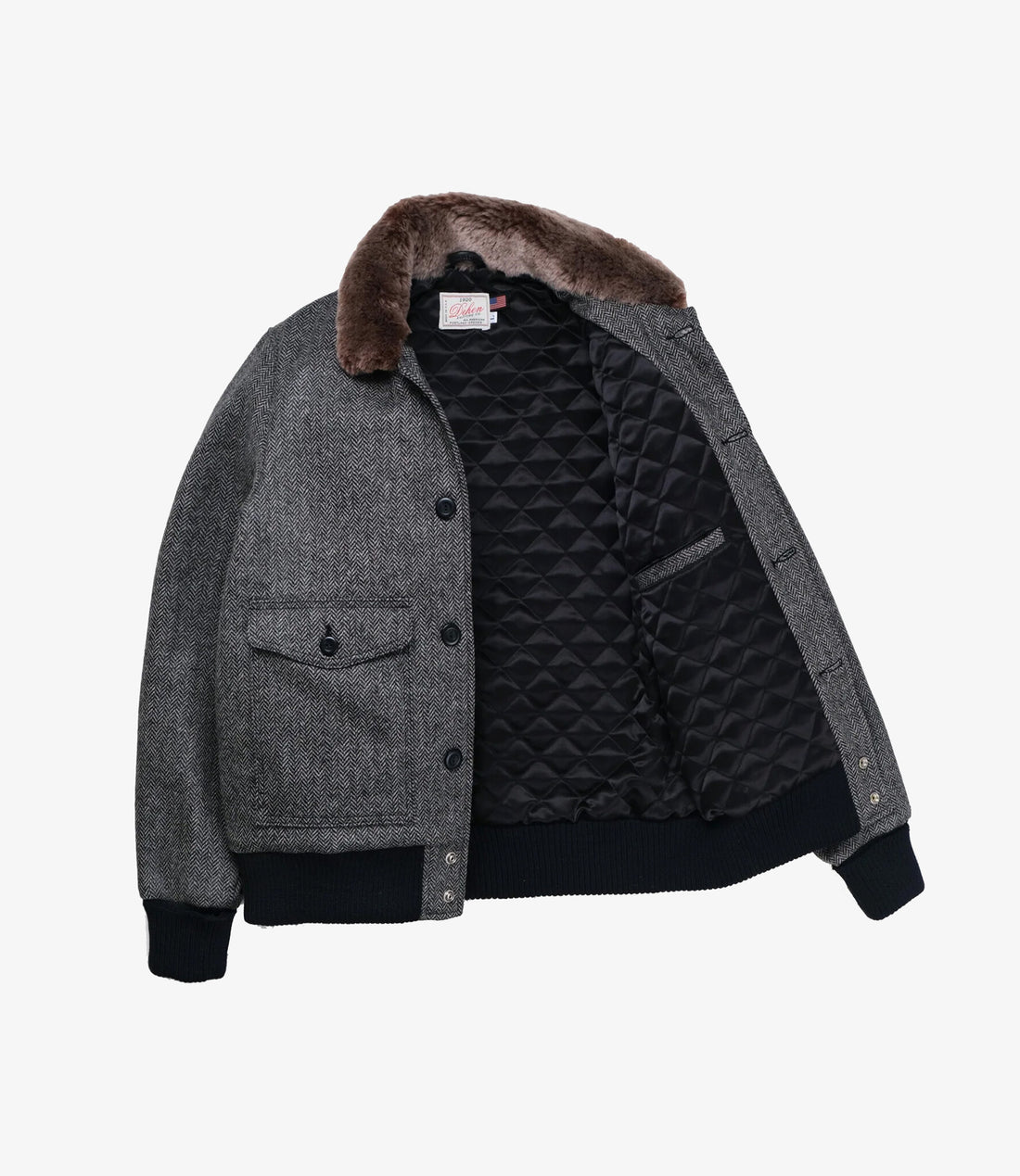 Winston Jacket - Black & Natural / Kodiak