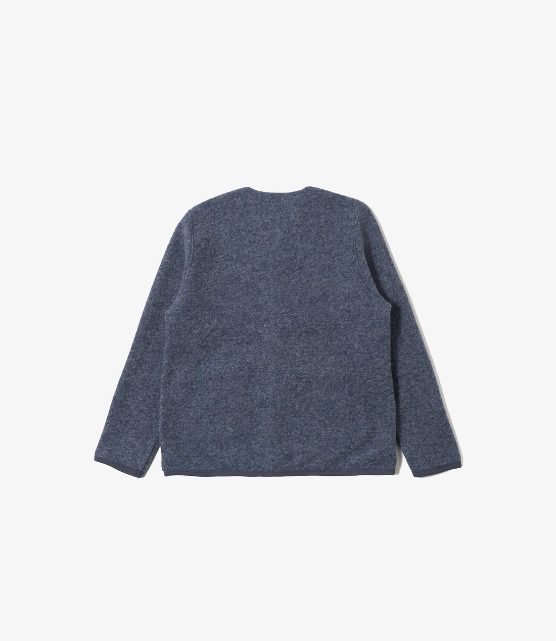 Cardigan en laine polaire - Bleu ardoise
