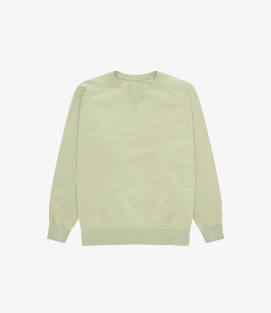 Woven crewneck sweatshirt - Agave