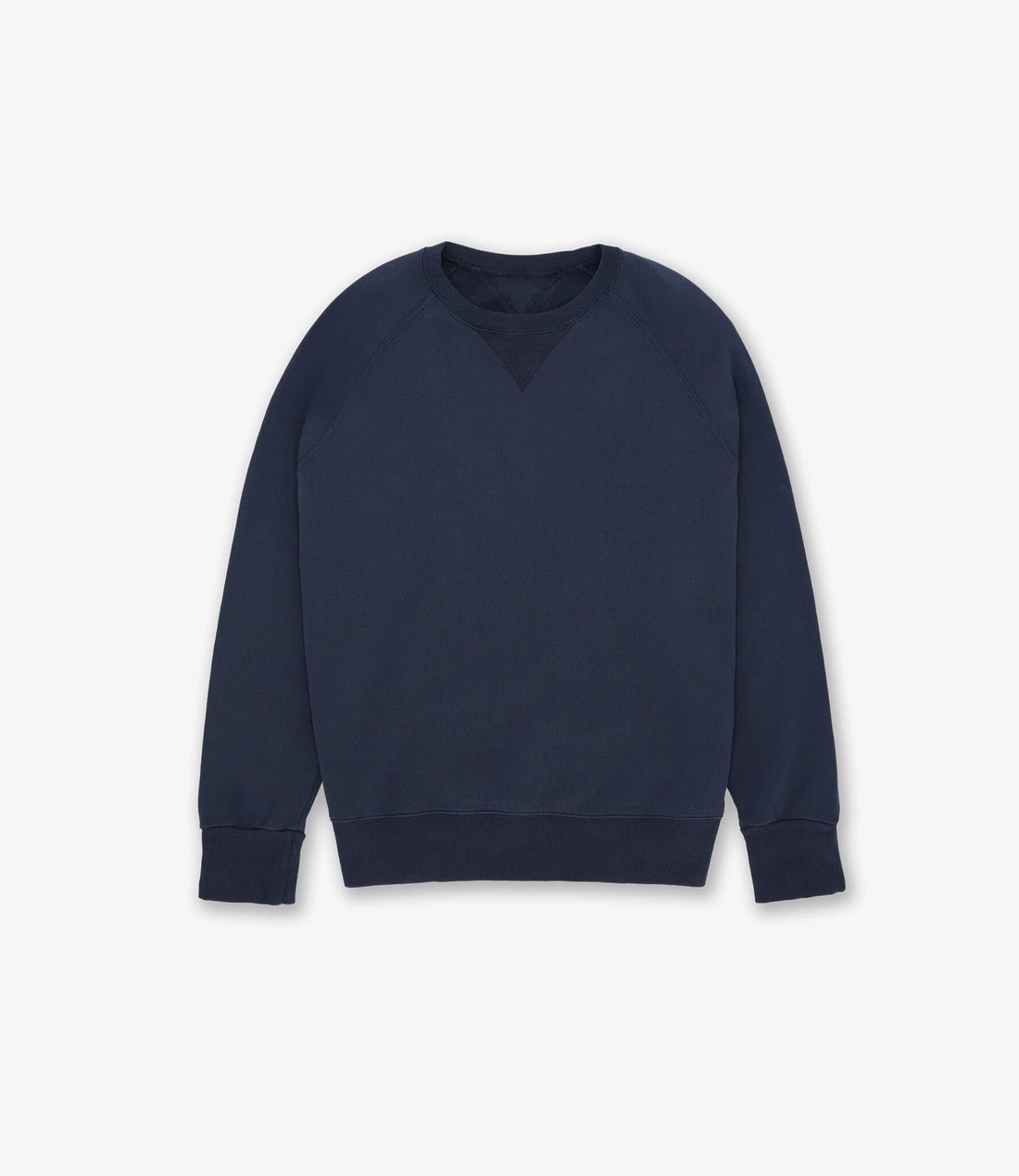 Woven crewneck sweatshirt - Indaco